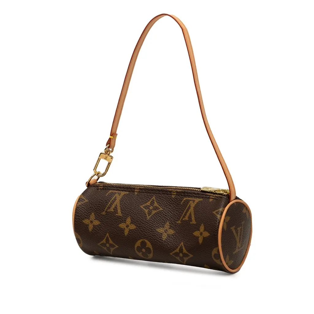 Louis Vuitton Monogram Papillon Pochette Brown Very good - Back View