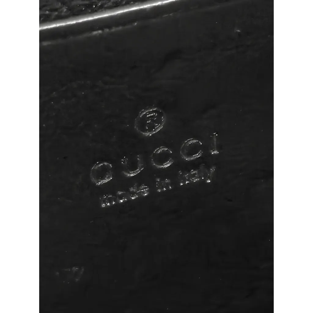 Gucci GG Marmont Matelasse Calfskin Torchon Wallet On Chain Black Leather Very good - Box View