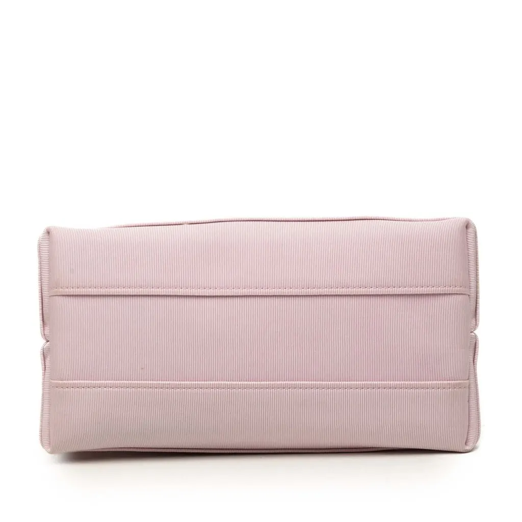 Salvatore Ferragamo Small Canvas Signature Tote Pink Very good - Inside View