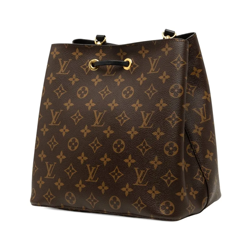 Louis Vuitton Monogram Neonoe MM Brown Very good - Back View
