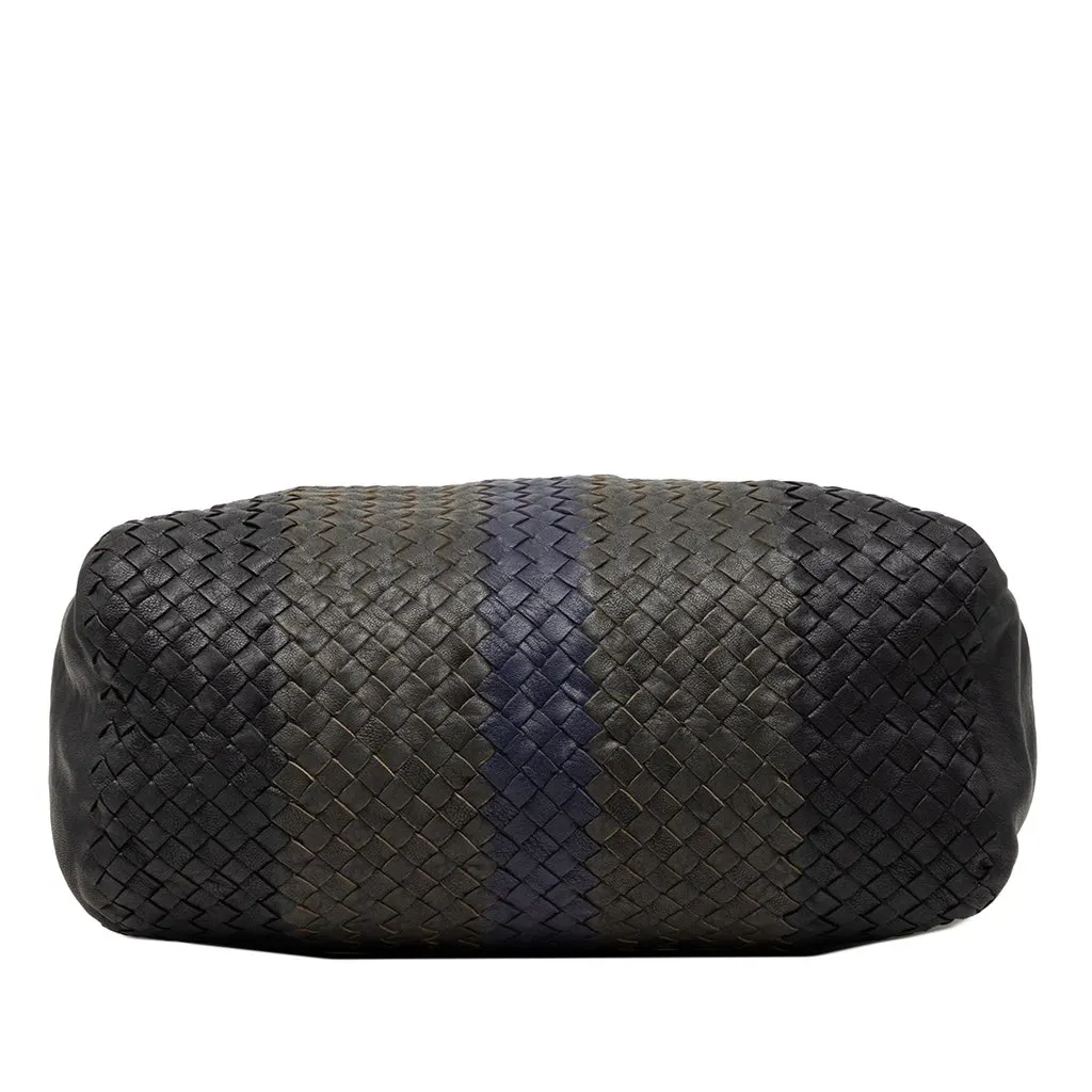 Bottega Veneta Tricolor Nappa Intrecciato Convertible Tote Black Leather Very good - Inside View