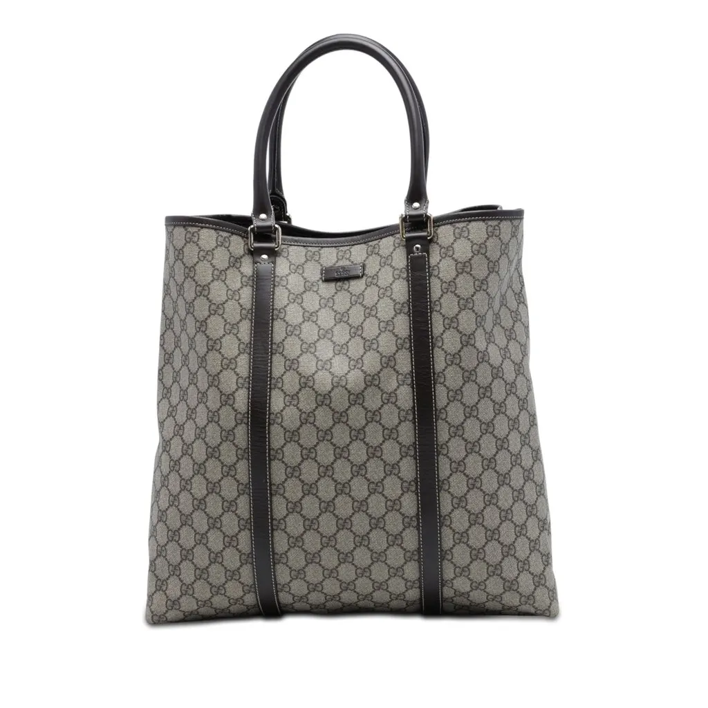 Gucci GG Supreme Joy Vertical Tote Beige Very good - Front View