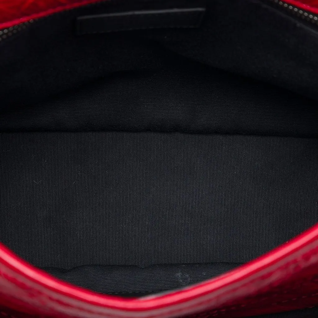 Saint Laurent Medium Crinkled Calfskin Niki Red Leather Very good - Model View