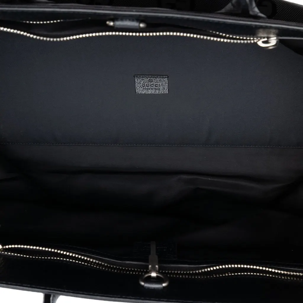 Gucci GG Econyl Off The Grid Convertible Tote Black Very good - Model View