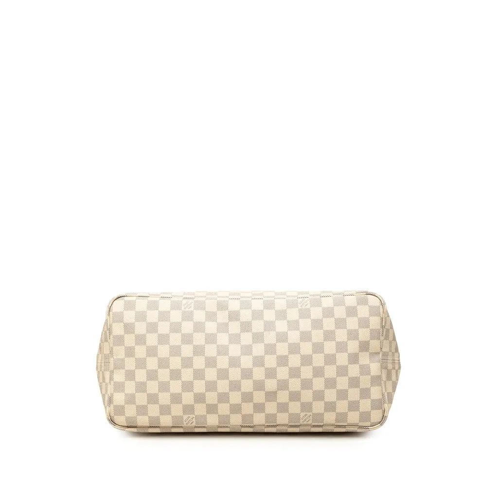 Louis Vuitton Damier Azur Neverfull GM White Canvas Very good - Inside View