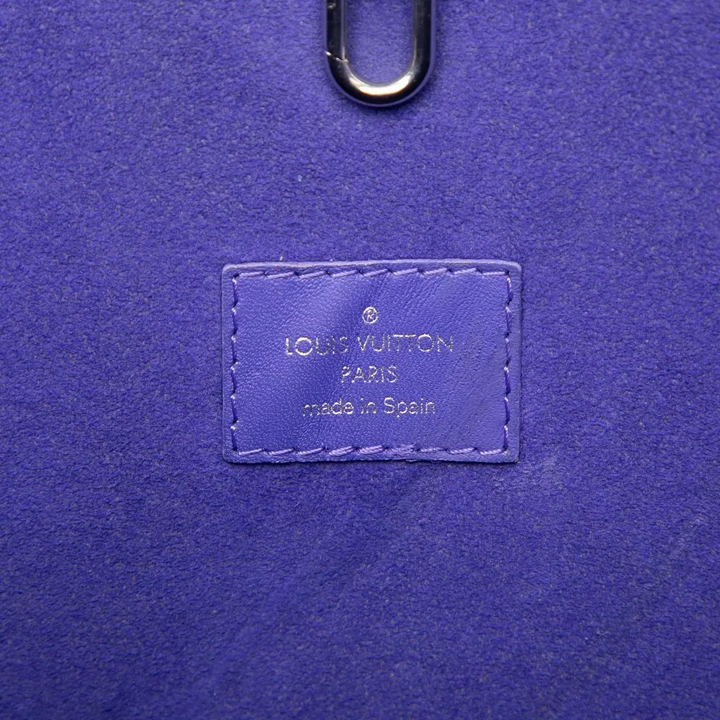 Louis Vuitton Epi Neverfull MM Purple Leather Very good - Box View