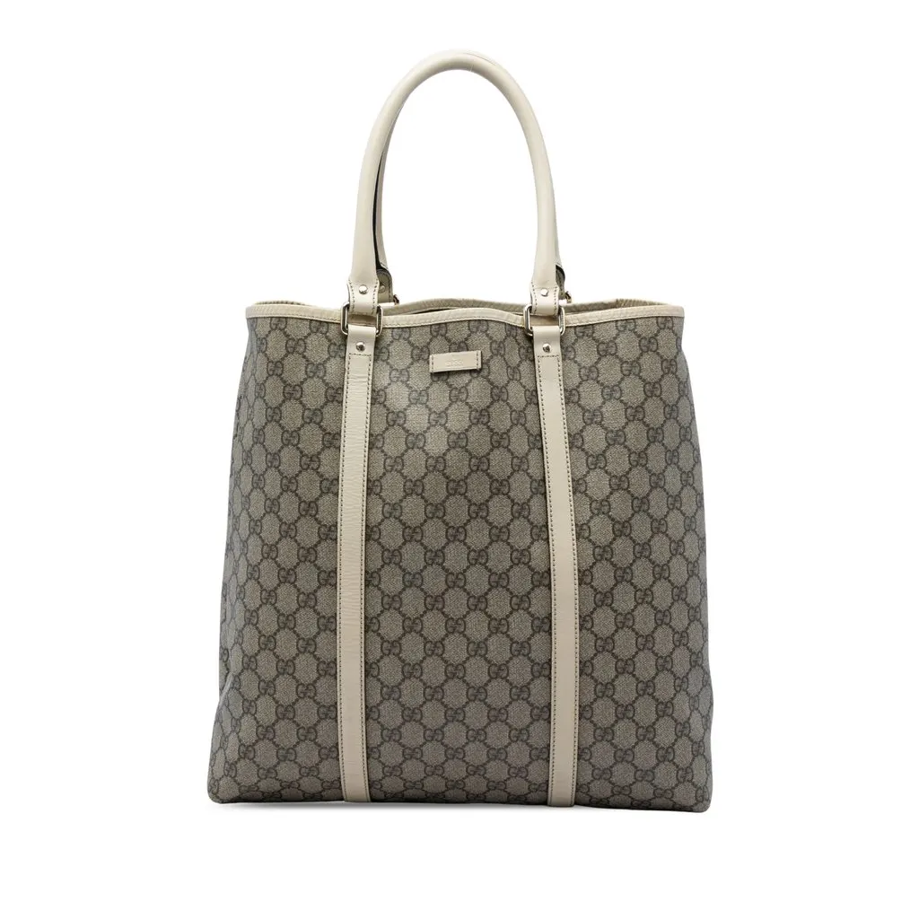 Gucci GG Supreme Joy Vertical Tote Beige Very good - Front View