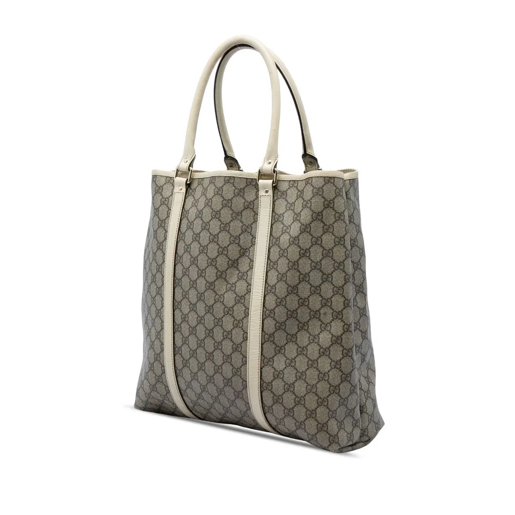 Gucci GG Supreme Joy Vertical Tote Beige Very good - Back View