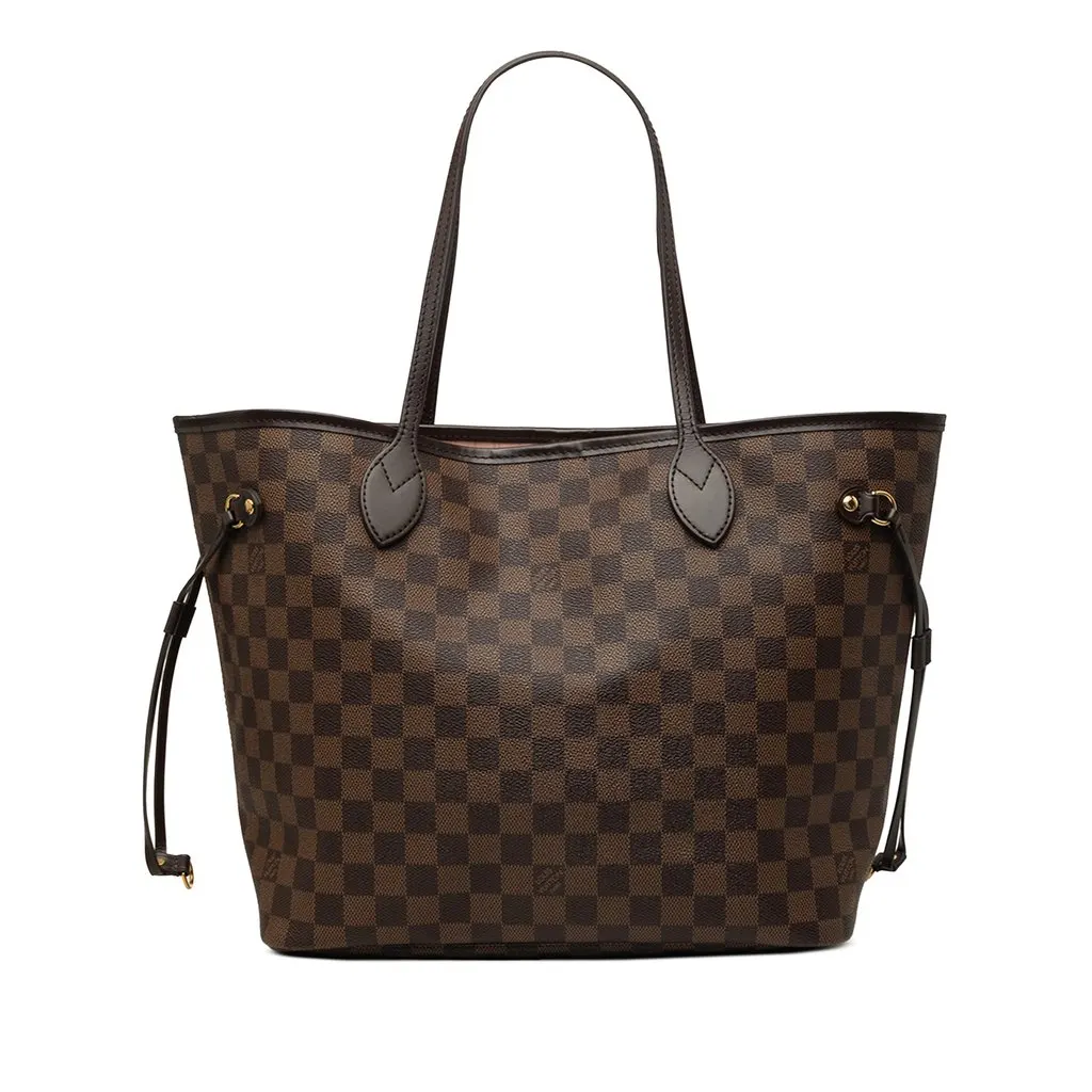 Louis Vuitton Damier Ebene Neverfull MM Brown Very good - Front View