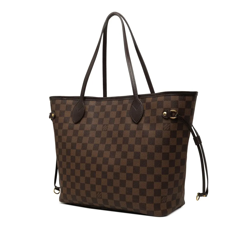 Louis Vuitton Damier Ebene Neverfull MM Brown Very good - Back View