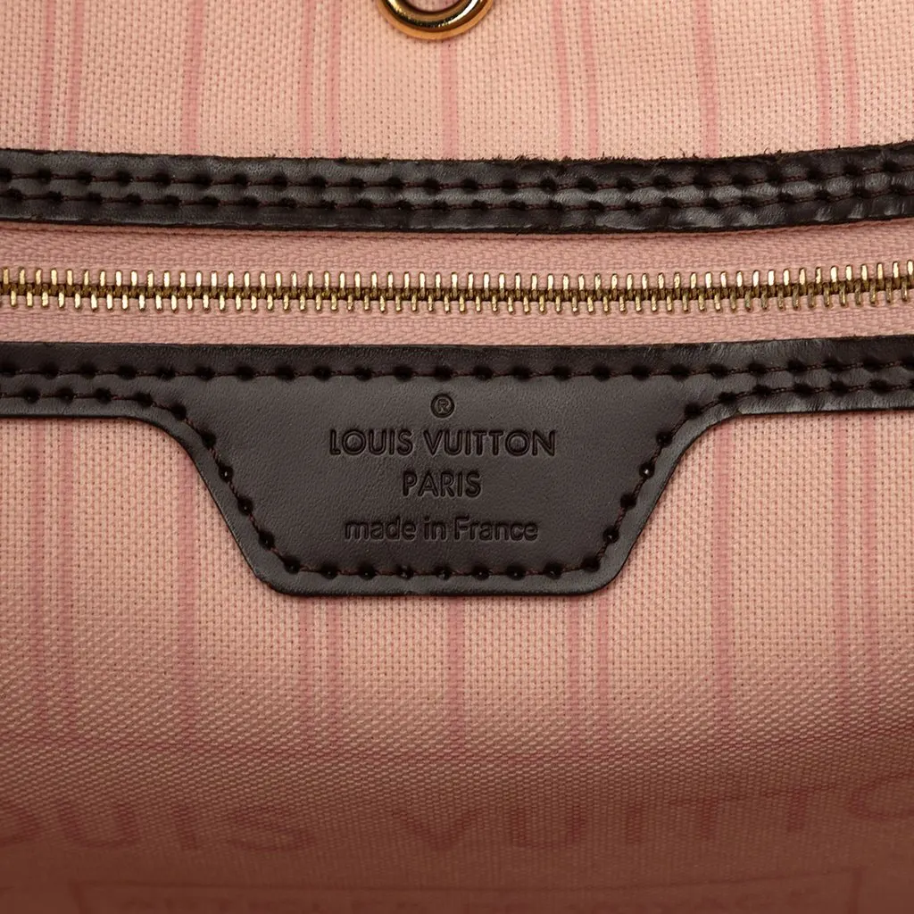 Louis Vuitton Damier Ebene Neverfull MM Brown Very good - Box View