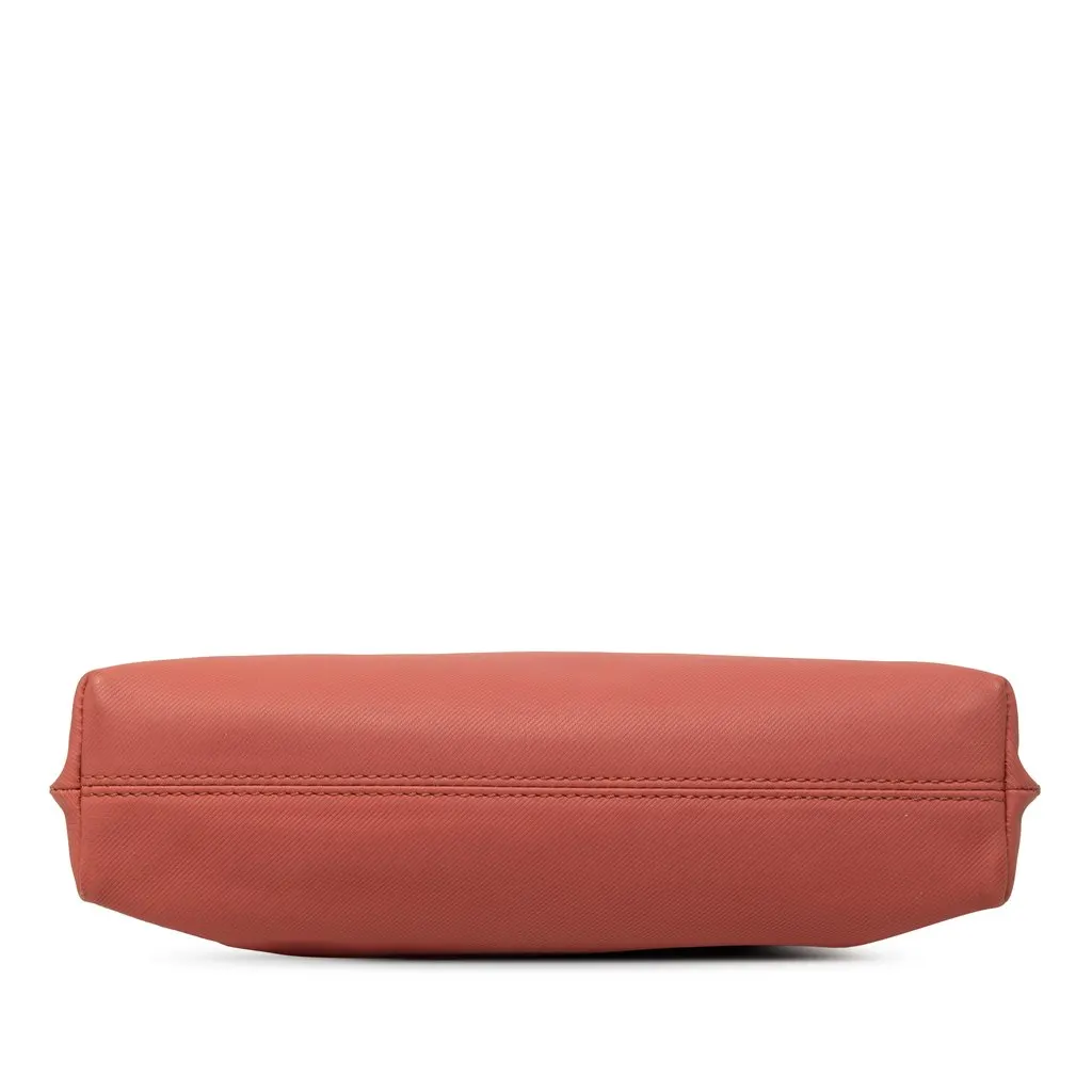 Burberry Bicolor Leather Pendleton Clutch Pink Leather Very good - Inside View