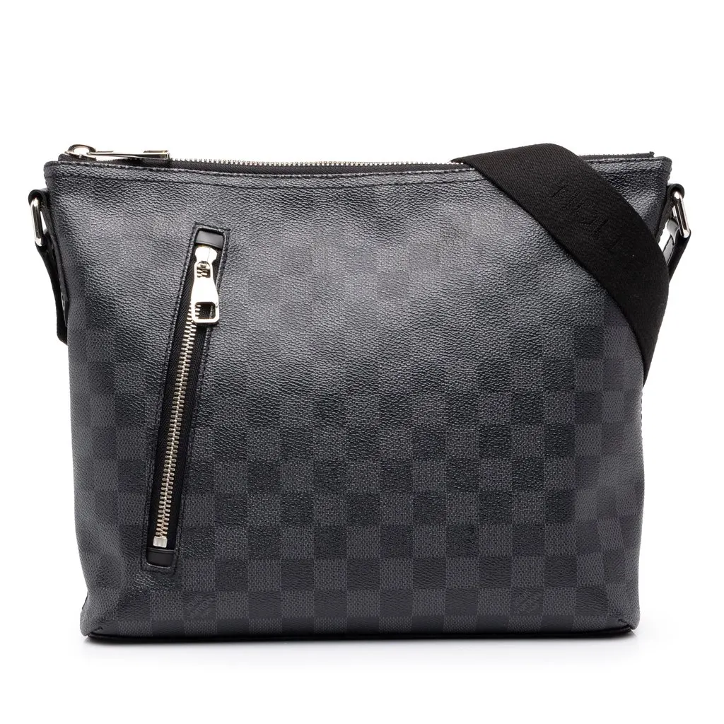 Louis Vuitton Damier Graphite Mick PM Black Canvas Good - Front View