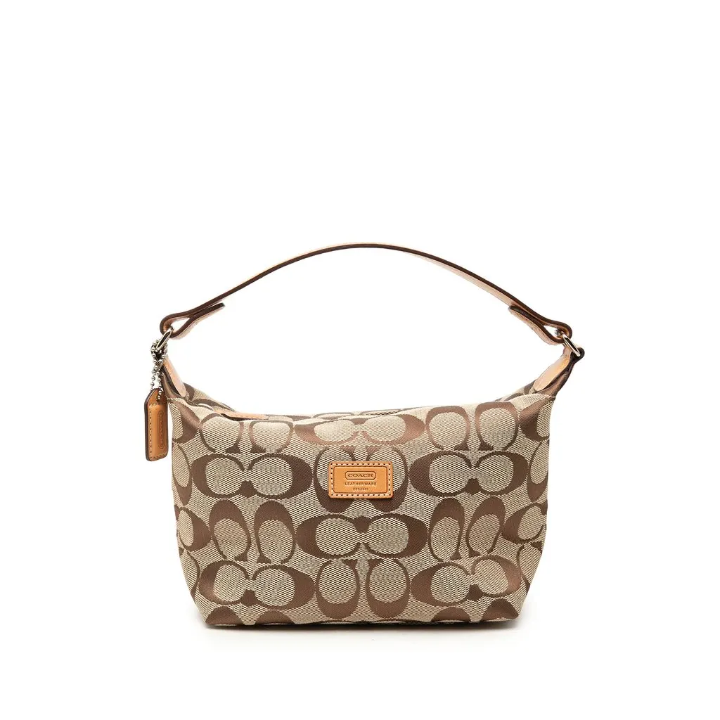 Coach Canvas Signature Sufflette Handbag