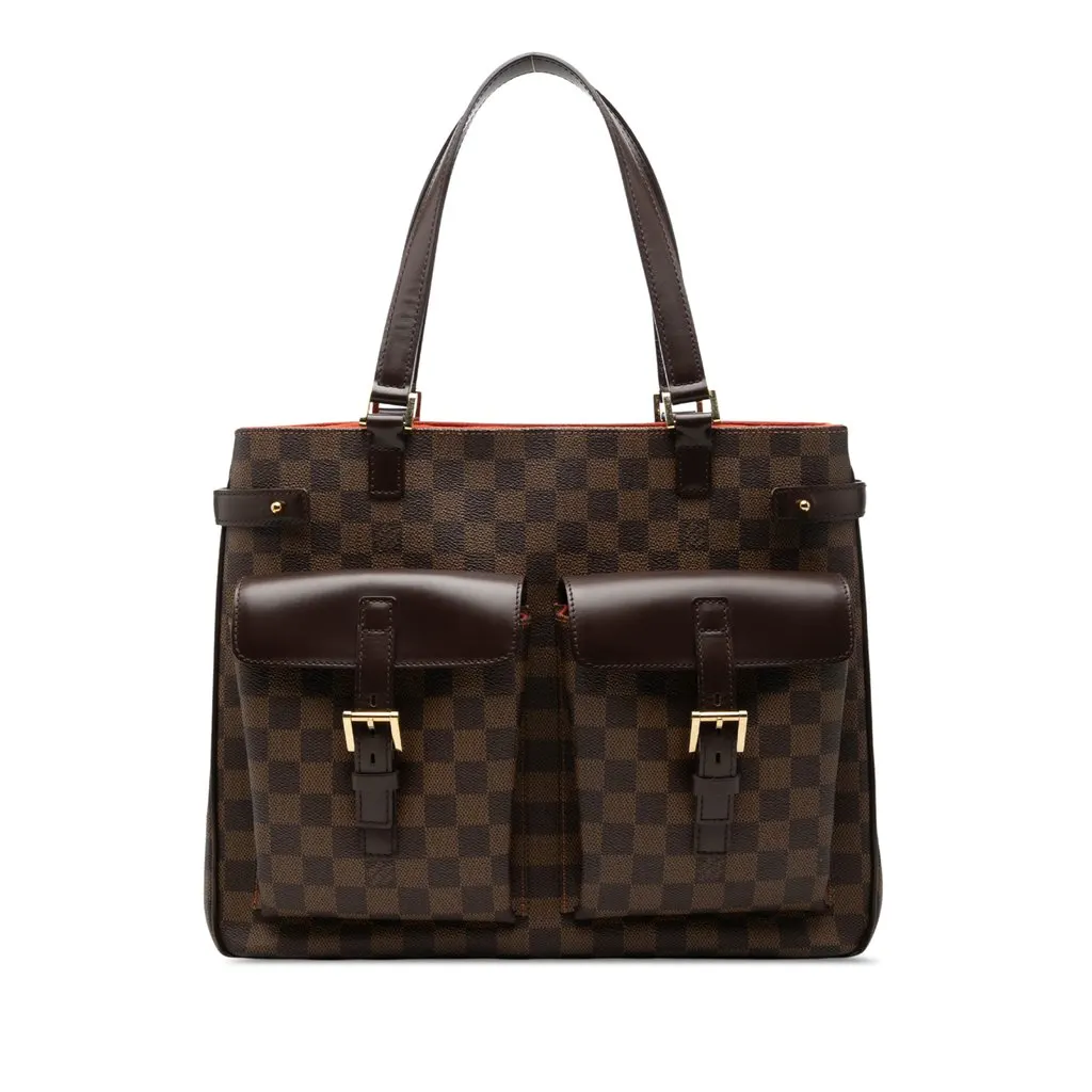 Louis Vuitton Damier Ebene Uzes Brown Very good - Front View