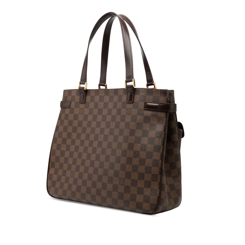 Louis Vuitton Damier Ebene Uzes Brown Very good - Back View