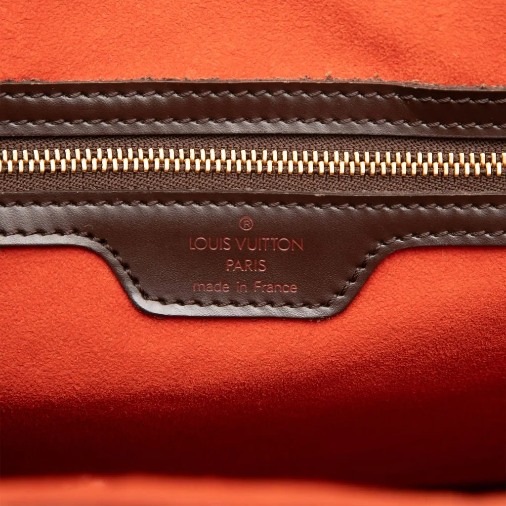 Louis Vuitton Damier Ebene Uzes Brown Very good - Box View