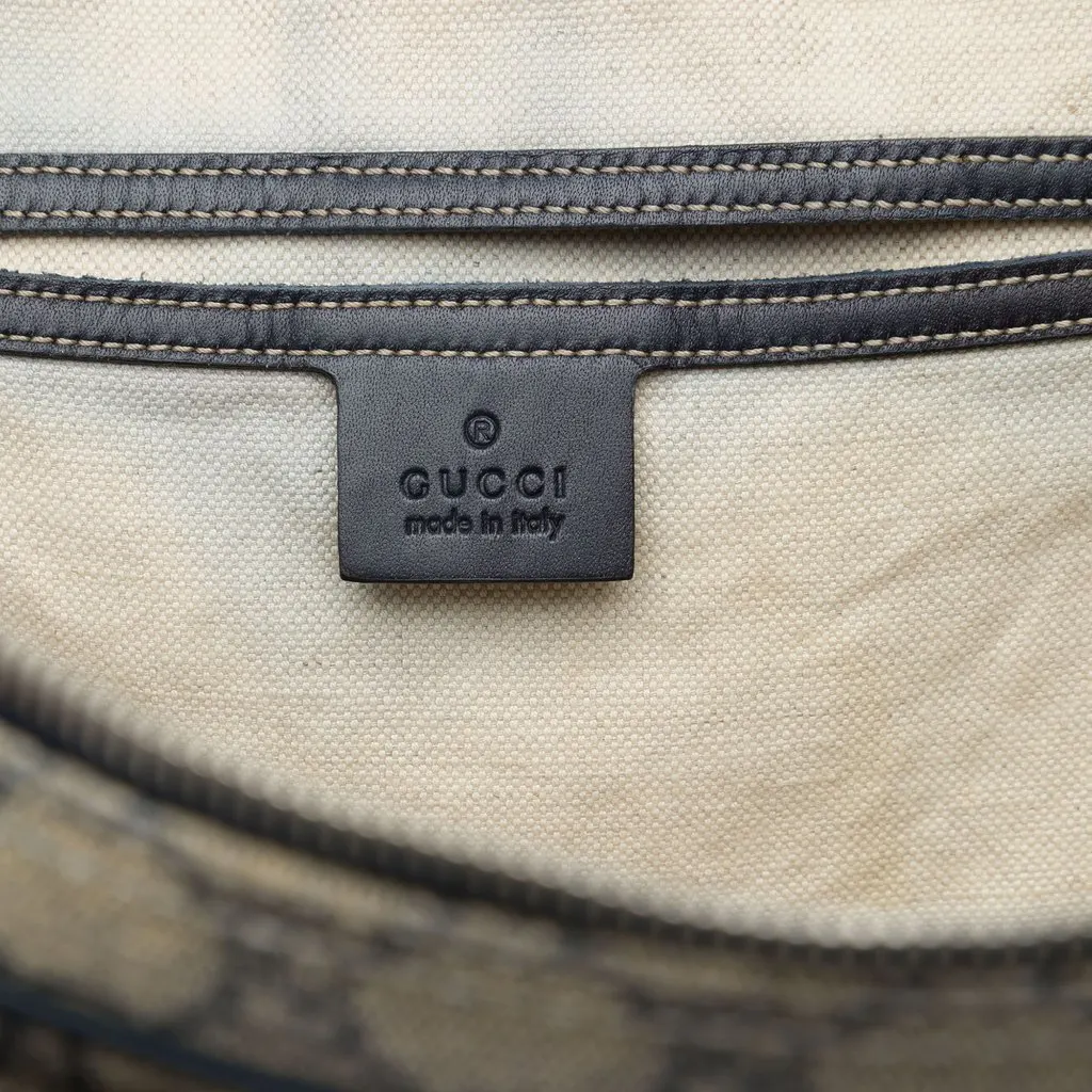 Gucci GG Supreme Business Bag Beige Canvas Very good - Box View