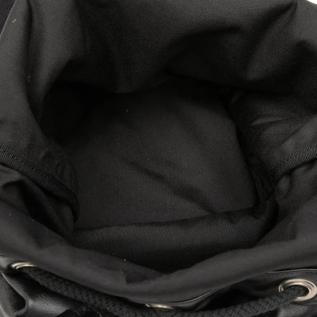 Saint Laurent Smooth Calfskin City Sailor Backpack Black Leather Very good - Model View