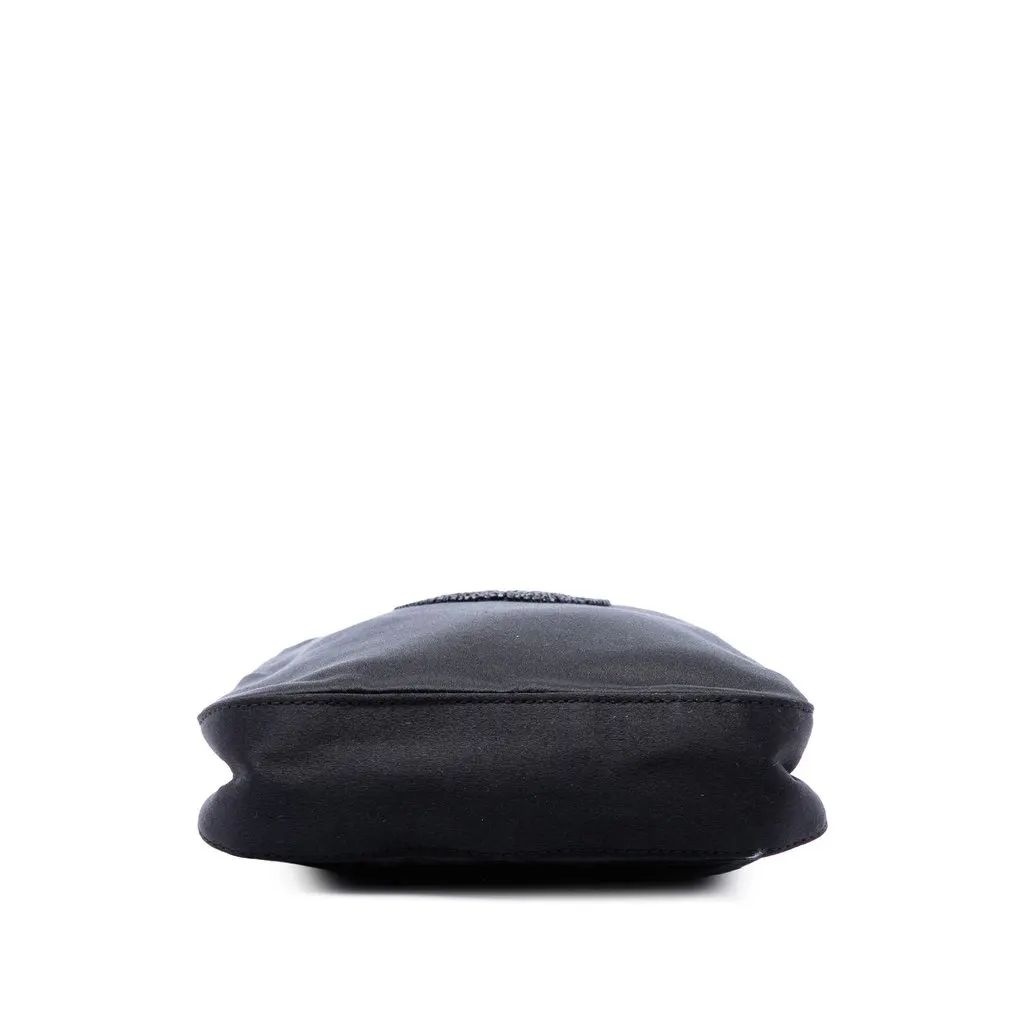Gucci Mini Satin Beaded Handbag Black Satin Very good - Inside View