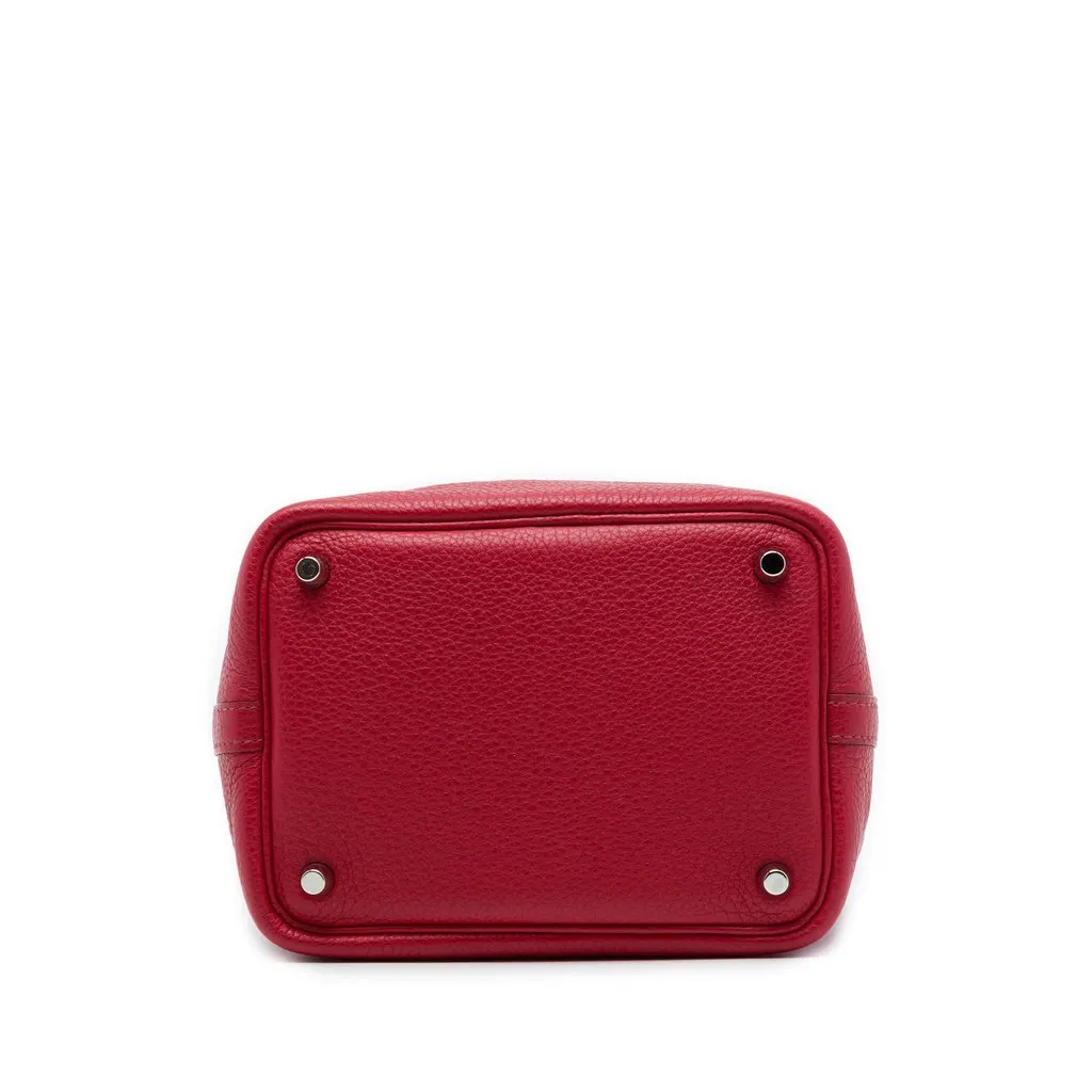 Hermès Clemence Picotin Lock 18 Red Leather Very good - Inside View