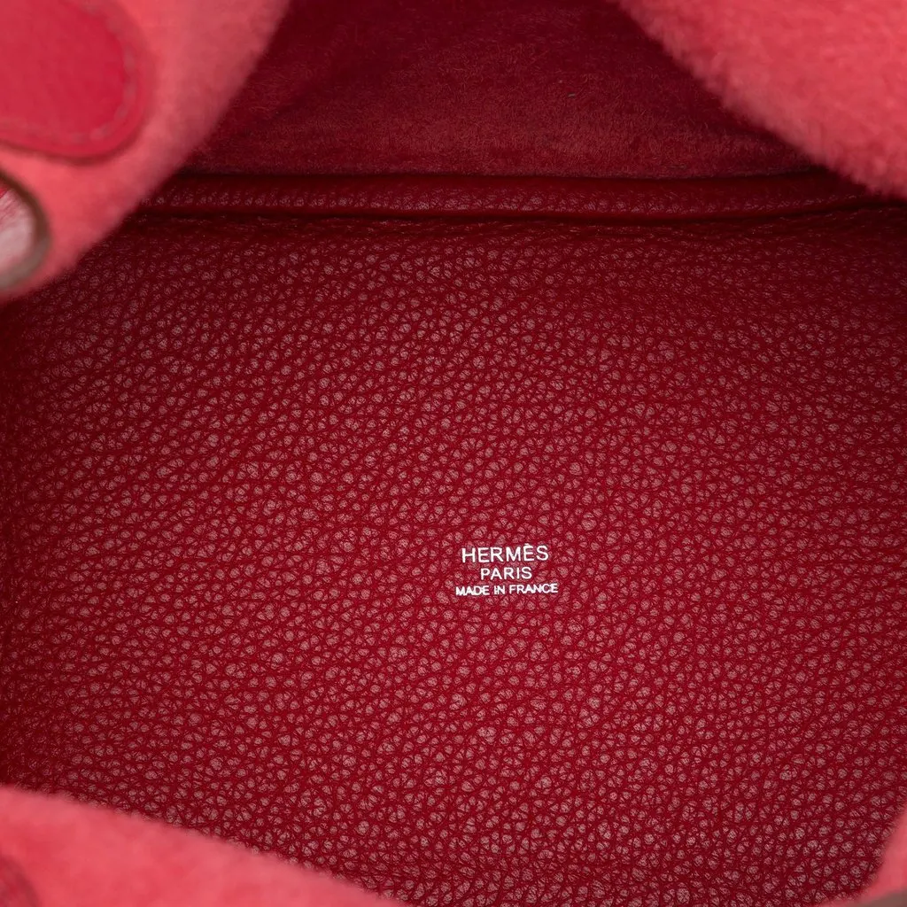 Hermès Clemence Picotin Lock 18 Red Leather Very good - Model View
