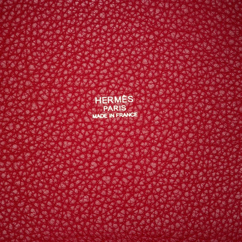 Hermès Clemence Picotin Lock 18 Red Leather Very good - Box View