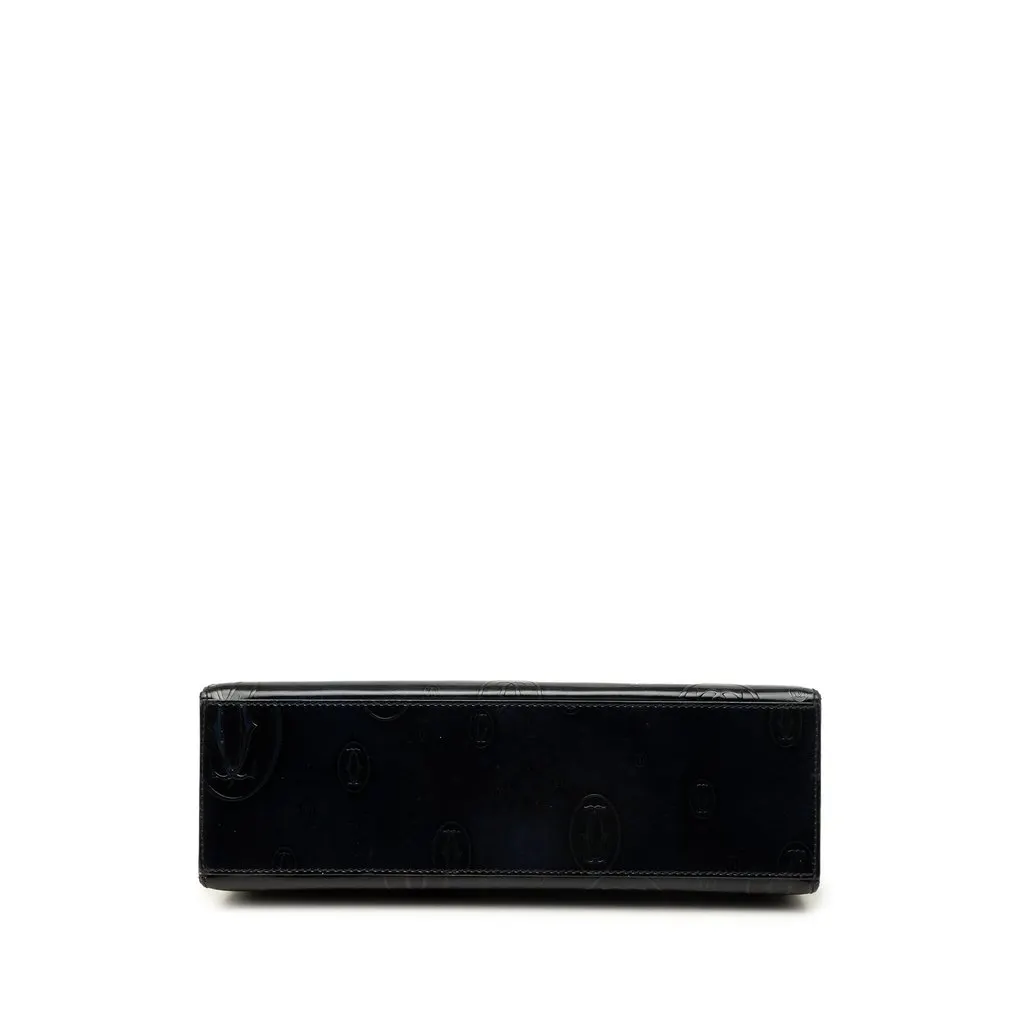 Cartier Patent Happy Birthday Top Handle Bag Black Leather Very good - Inside View