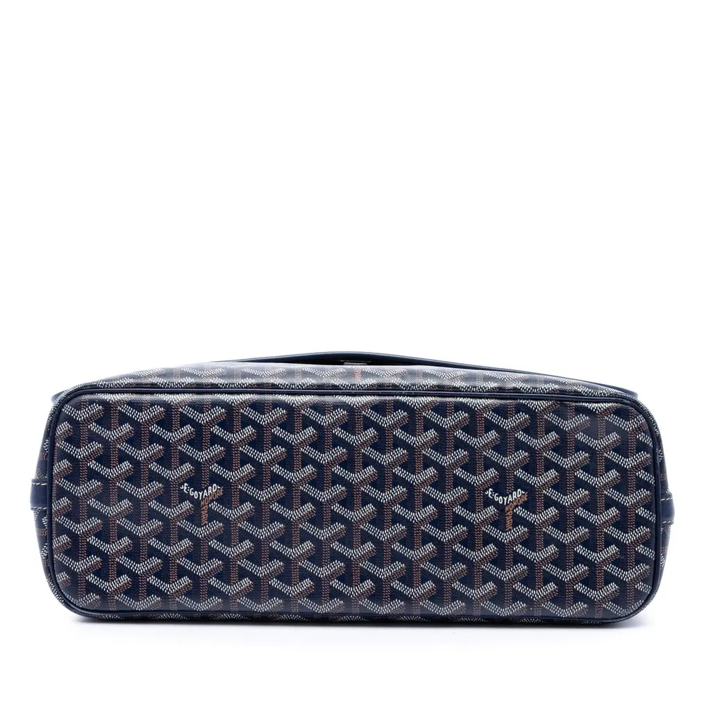 Goyard Goyardine Capetien MM Messenger Bag Blue Very good - Inside View