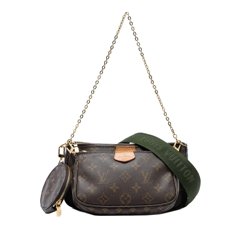 Louis Vuitton Monogram Multi Pochette Accessoires Brown Very good - Front View