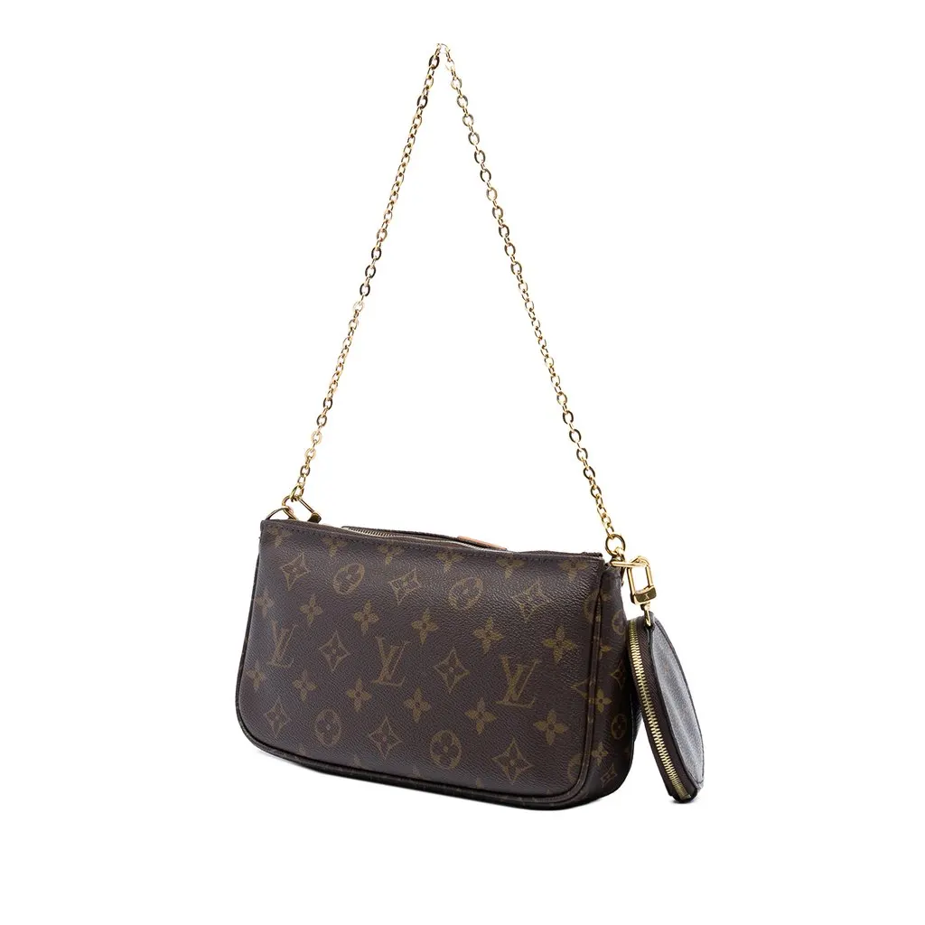 Louis Vuitton Monogram Multi Pochette Accessoires Brown Very good - Back View