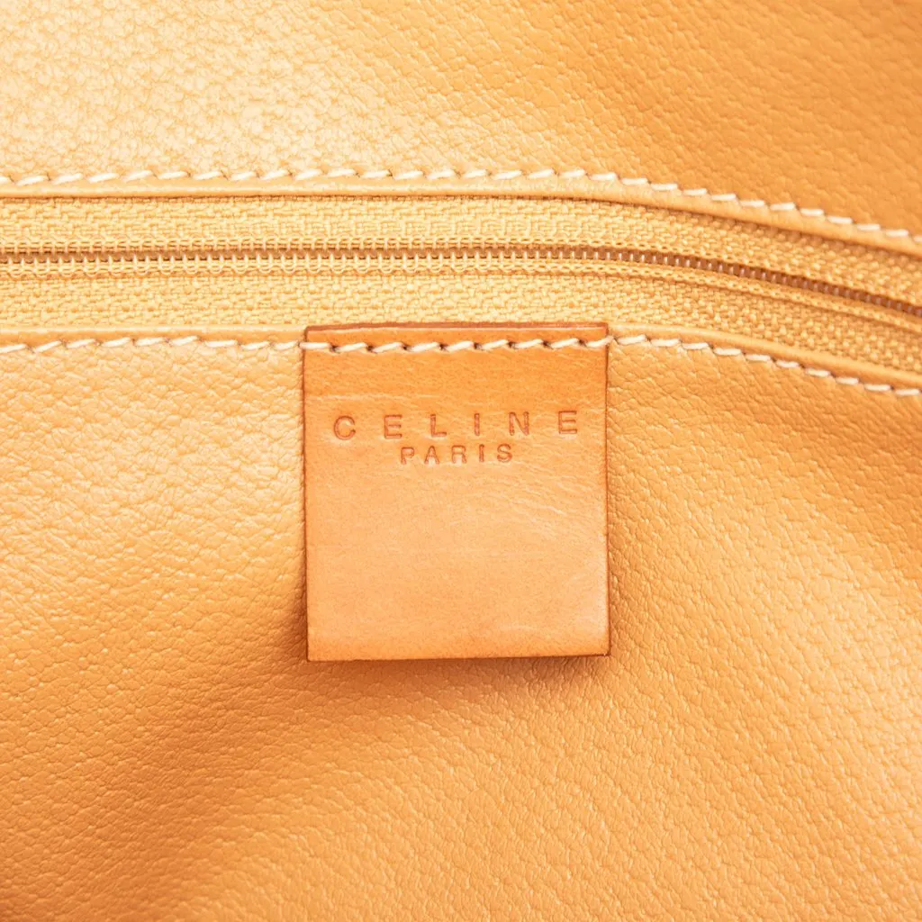 Celine Macadam Coated Canvas Tote Brown Very good - Box View