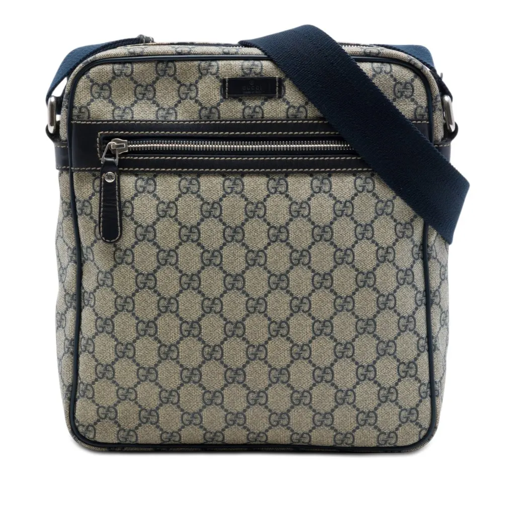 Gucci GG Supreme Crossbody Beige Very good - Front View