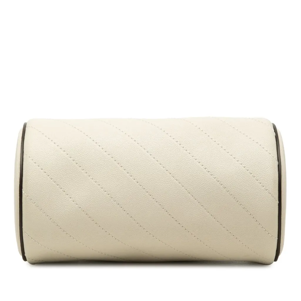 Gucci Mini Calfskin Blondie Barrel Shoulder Bag White Leather Very good - Inside View