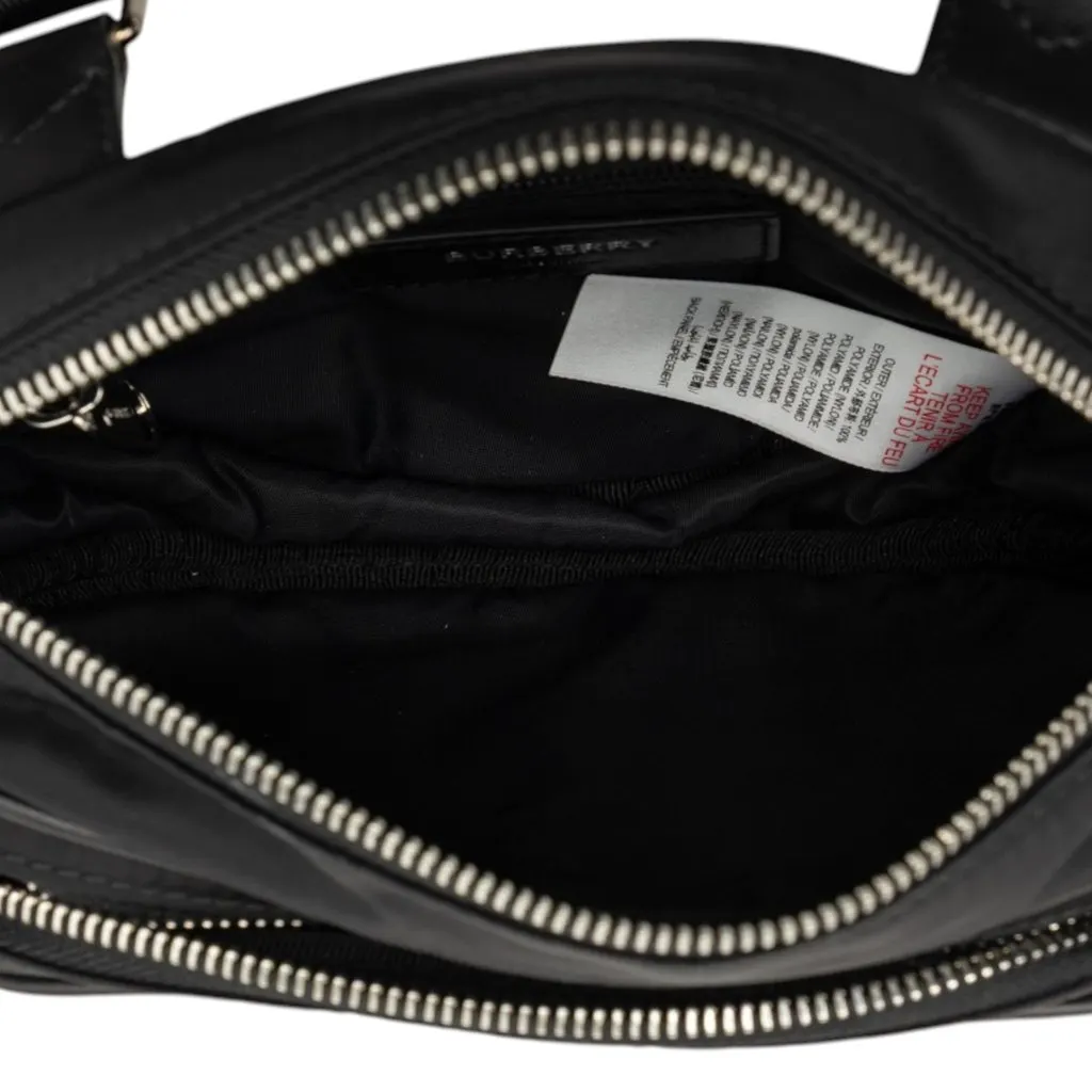 Burberry Econyl Nylon Logo Cannon Belt Bag Black Very good - Model View