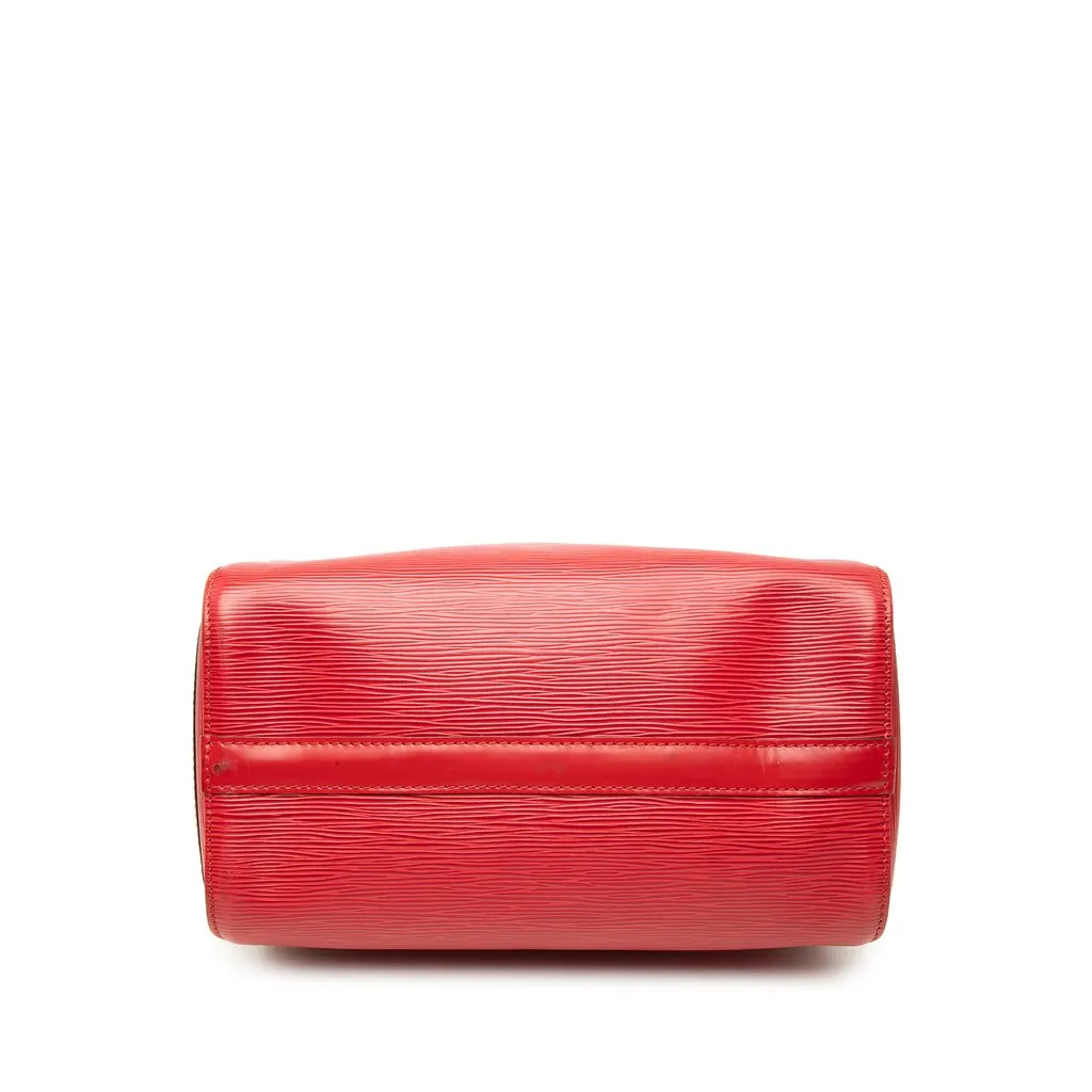 Louis Vuitton Epi Speedy 30 Red Leather Very good - Inside View