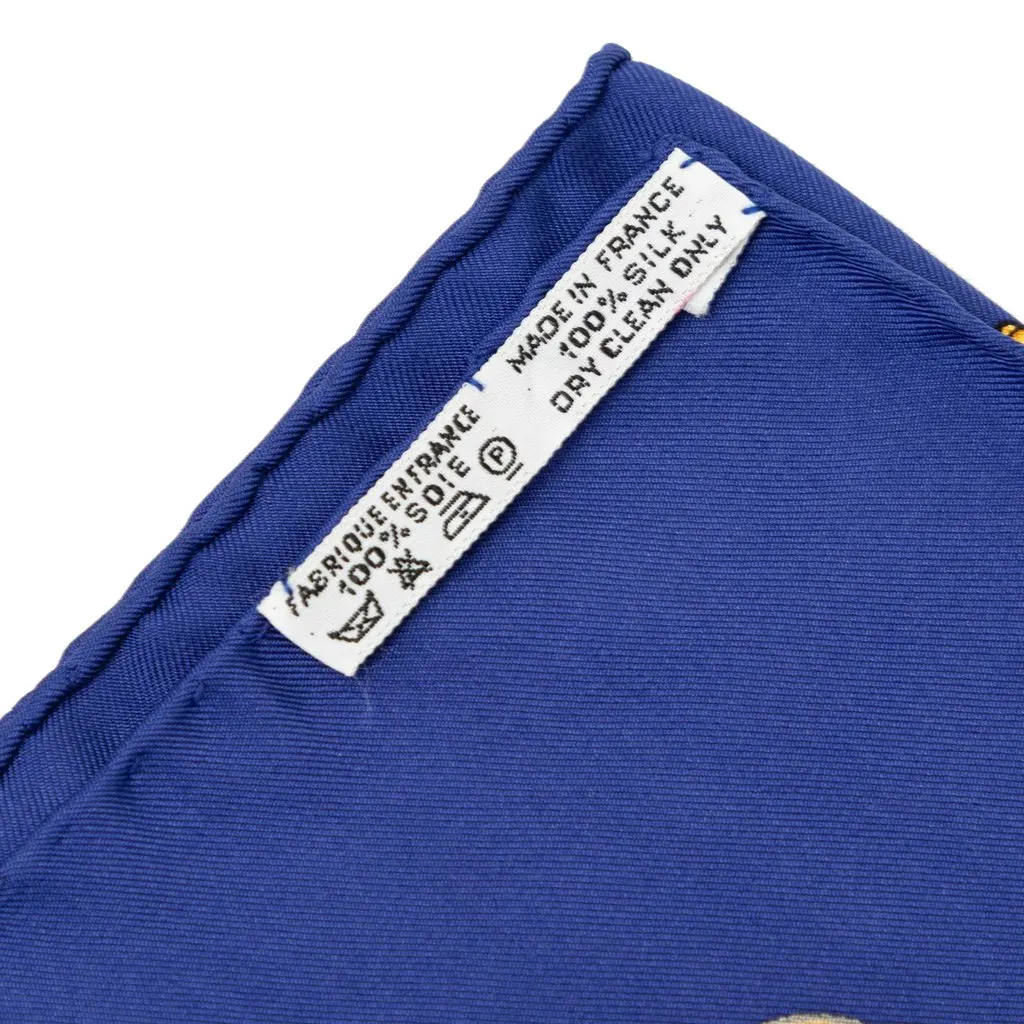 Hermès Voiles de Lumiere Silk Scarf 90 Green Silk Good - Back View