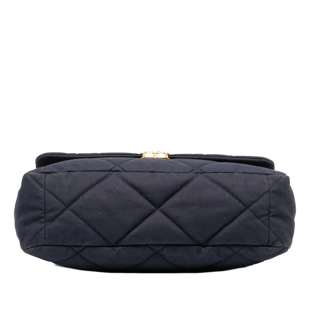 Chanel Maxi Canvas 19 Flap Blue Canvas Very good - Inside View