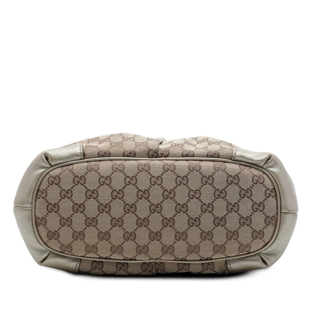 Gucci GG Canvas Sukey Satchel Beige Very good - Inside View