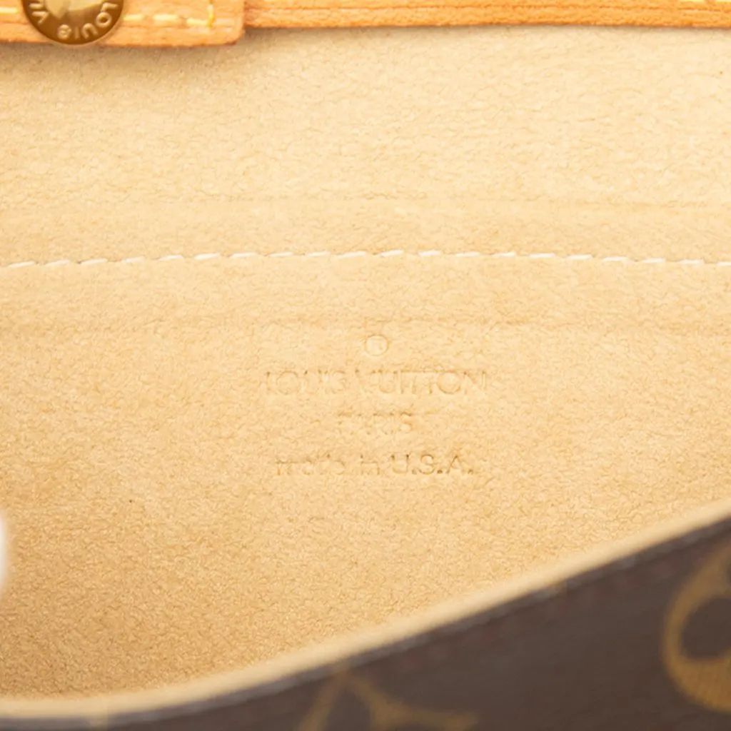 Louis Vuitton Monogram Pochette Twin GM Brown Very good - Box View