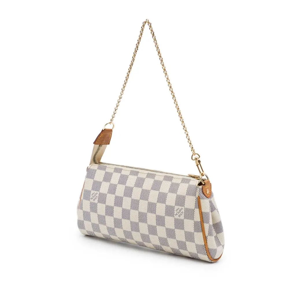 Louis Vuitton Damier Azur Eva White Very good - Back View