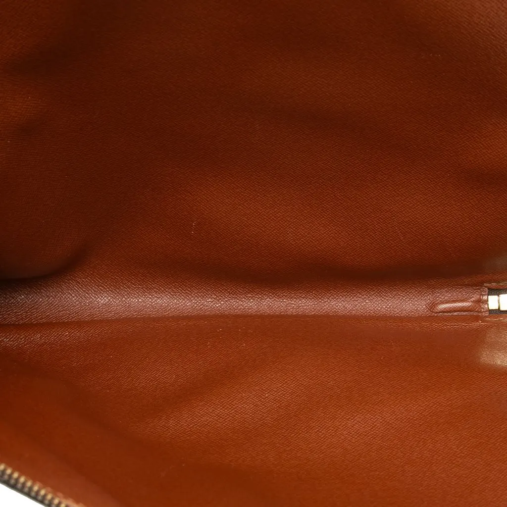 Louis Vuitton Monogram Poche Documents Portfolio Brown Very good - Model View