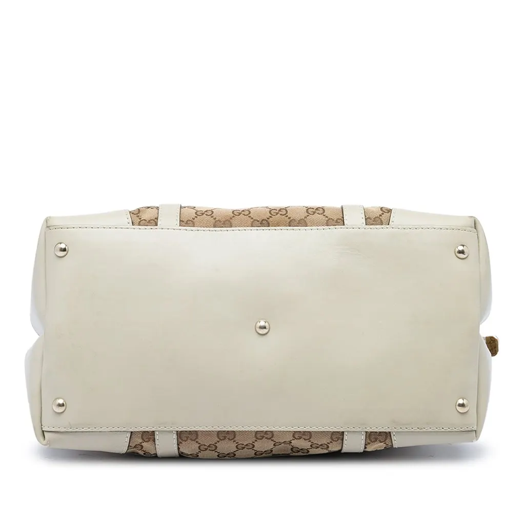 Gucci GG Canvas Lovely Tote Beige Canvas Good - Inside View