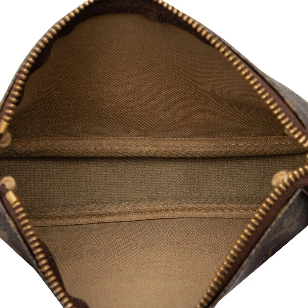 Louis Vuitton Monogram Trunks and Locks Mini Pochette Accessoires Brown Very good - Model View