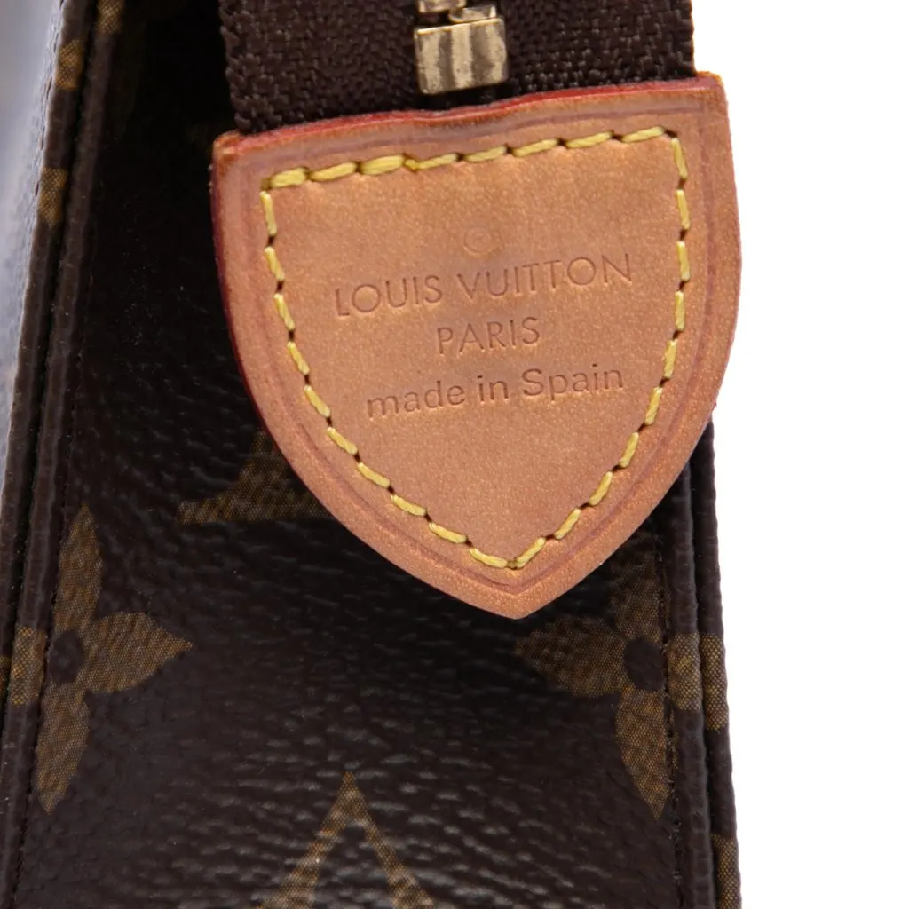 Louis Vuitton Monogram Toiletry Pouch 15 Brown Canvas Very good - Box View