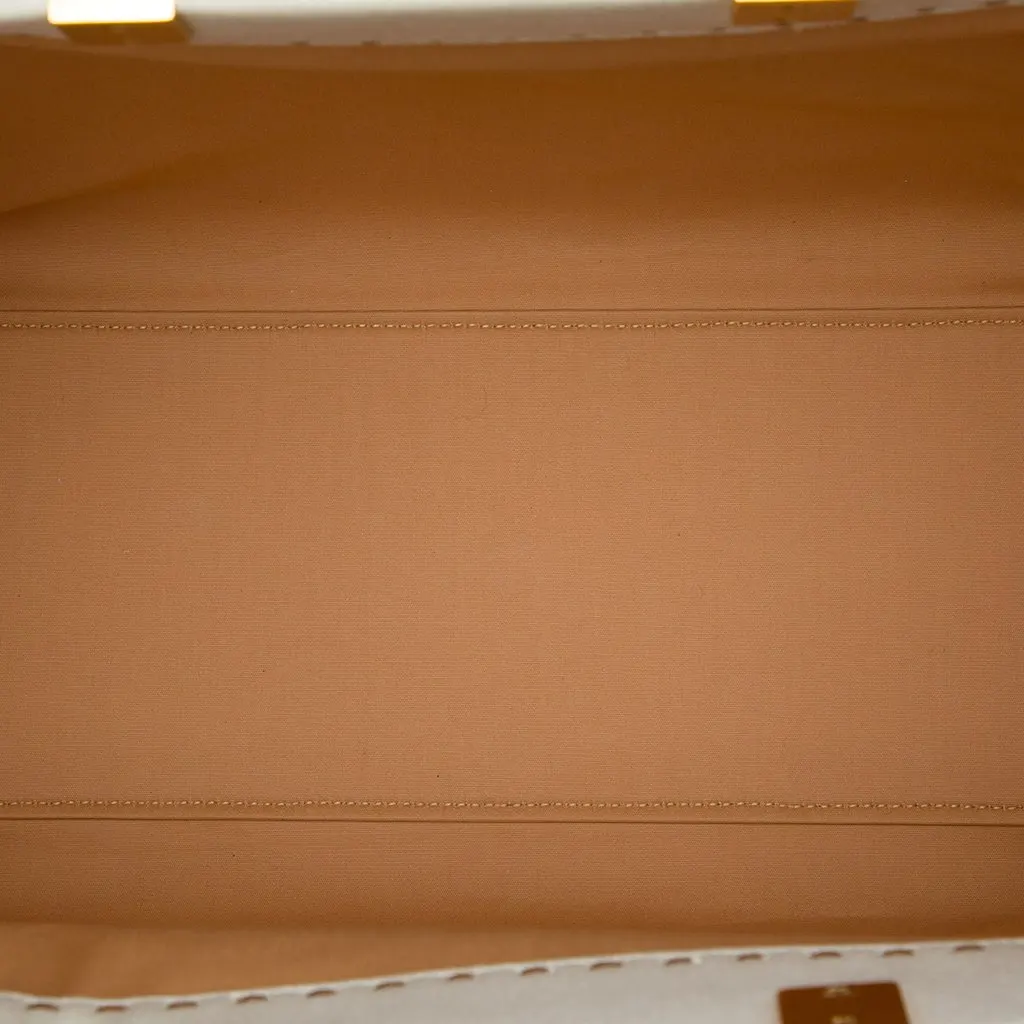 Fendi Medium Canvas Sunshine Shopper Tote Brown Very good - Model View