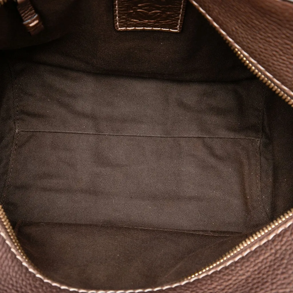 Loewe Anagram Canvas Tote Brown Canvas Very good - Model View