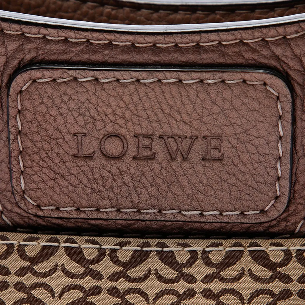 Loewe Anagram Canvas Tote Brown Canvas Very good - Box View