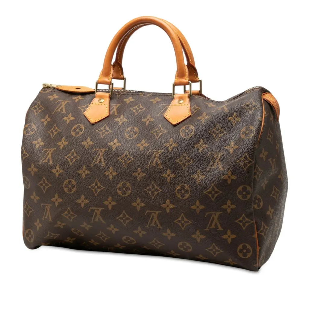 Louis Vuitton Monogram Speedy 35 Brown Very good - Back View
