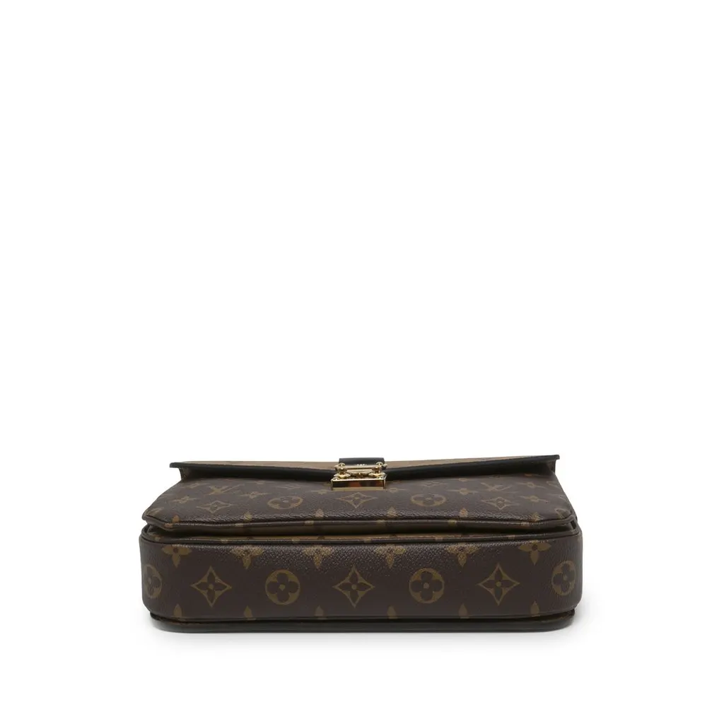 Louis Vuitton Monogram Reverse Pochette Metis Brown Canvas Very good - Inside View